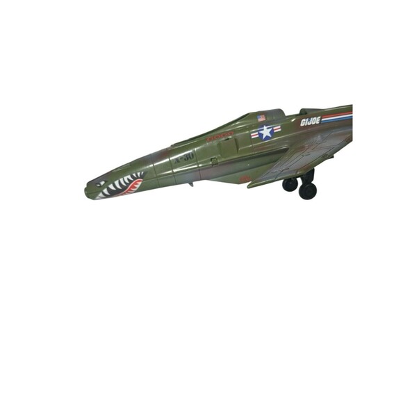 GI Joe Conquest X-30 1998 TRU Exclusive Green Camo Jet Fighter INCOMPLETE - Picture 4 of 16